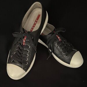 PRADA Leather Sneakers
